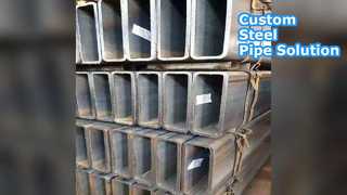 Özel Siyah Gri Çelik Boru 600x600mm Dikişsiz